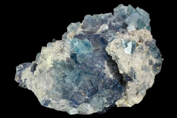 Colorful Fluorite Crystal Cluster - China #128788